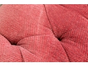 Quality Oversized Custom Upholstered Mahogany Ottoman