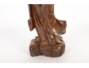 Chinese Carved Wood Guanyin Figure