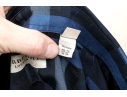 Burberry Blue Plaid Button-Up Shirt, Size 15 1/2-39 / 32-33