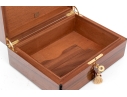 Elie Bleu Paris Mahogany Veneered Humidor
