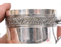 Five Piece Collection Of Silver Plated Cups, With A Saucer