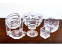 Collection Of Crystal & Glass Serving And Decorating Wares, Including Orrefors And Lalique
