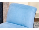 Custom Upholstered Bed End Or Window Bench With Flared Arms