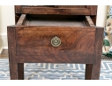 19th C. Mahogany Bedside Cabinet With Tambour Door
