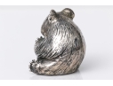 Buccellati Sterling Silver Miniature Sweet Panda Eating Bamboo