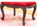 Pair Of Custom Upholstered Louis XV Style Stools