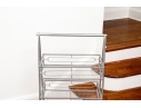 Free Standing Metal Three Tier Basket 