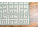Hand Woven Wool Geometric Greek Key Carpet, 7'-11