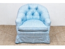 Custom Upholstered Tub Back Armchair