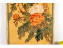 Chinese Watercolor On Silk “Flowers Of The Four Seasons”