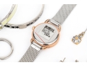 Coach Collection Of Jewelry And Fashion Pieces, Including A Belt Buckle, Boxed, And A Sterling Ring