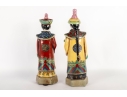 Vintage 15” Chinese Porcelain Emperor Statues