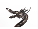 Chinese Bronze Dragon Sculpture