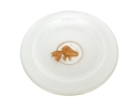 Large Quality Decorative Glass Bowl With Raised And Gilt Finished Koi Fish