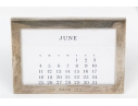Tiffany & Co. Sterling Silver Framed Perpetual Desk Calendar