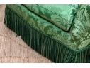 Fabulous Custom Silk Upholstered Tub Back Armchair