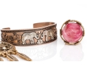 Alex + Ani Collection Of Necklace, Ring And Bracelet Jewelry Pieces