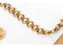 Collection Of Fashion And Limoge Brooches, Necklace And Two Jewelry Boxes