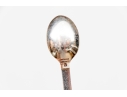 Set Of Twelve George Jensen Pyramid Sterling Demitasse Spoons, 4.57 Ozt.