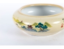Chinese Republic Period Yellow-Ground Low Bowl