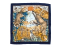 Hermès Fabulous Chasse Au Bois Woodland Scene Silk Scarf