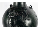 Chinese Style Ceramic Vase With Dragon Relief