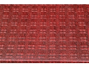 Chic Chinese Lacquered Woven Textural Cocktail Table