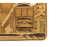 10k Yellow Gold Vintage Cable Car And Golden Gate Bridge Charm