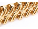 Tiffany & Co. 18k Yellow Gold Fabulous Chunky Open Basket Weave Motif Bracelet, With Box