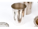 Assembled Thirteen Piece Silver Plated Wine Serving Lot