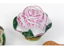 Collection Of Four Hand Painted Limoges Boxes