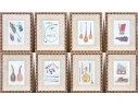 Set Of Eight Decorative Prints Of Instruments