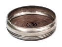 MC Hersey & Son London Sterling Silver Mounted Wine Coaster