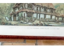 Two Signed French Architectural Artworks
