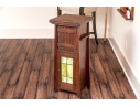 Antique Arts & Crafts Oak Cellarette