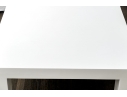 Jonathan Adler White Laquered Cocktail Table