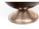 Three Antique Wood And Silver Mounted Goblets