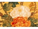 Chinese Watercolor On Silk “Flowers Of The Four Seasons”