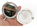 Collection Of Three English Sterling Silver And Enamel Compacts