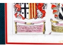 Three Decorative Prints Of Heraldic Coats Of Arms
