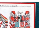 Three Decorative Prints Of Heraldic Coats Of Arms
