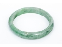 Green Jadeite Jade Slip On Bangle Bracelet, See Conditions