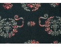 Loro Piana Beautiful Black Cashmere And Suede Edged Throw