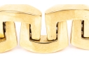 18k Yellow Gold Striking Chunky Opposing 