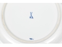 Set Of Three German, Meissen Blue And White Plates