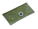 Bulgari Green Patent Leather Wallet