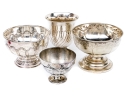 Four Quality English Silver-Plated Bowl