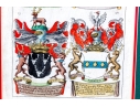 Three Decorative Prints Of Heraldic Coats Of Arms