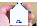 Decorative Set Of Ten Dutch KLM Bols Ceramic House Bottles