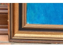 Oil On Canvas Painting Depicting A Man And Pheasant